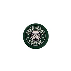 Stormtrooper Coffee 1  Mini Buttons by Cendanart