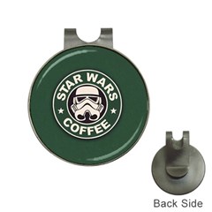 Stormtrooper Coffee Hat Clips With Golf Markers by Cendanart