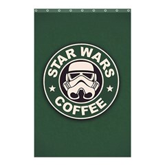 Stormtrooper Coffee Shower Curtain 48  X 72  (small)  by Cendanart