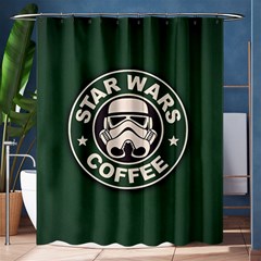 Stormtrooper Coffee Shower Curtain 60  X 72  (medium)  by Cendanart