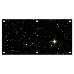 Sky Black Star Night Space Edge Super Dark Universe Banner And Sign 4  X 2  by Cendanart