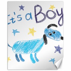 It s A Boy Canvas 11  X 14  by morgunovaart