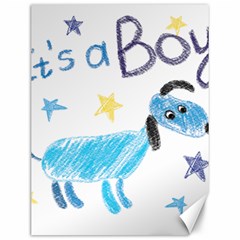 It s A Boy Canvas 12  X 16  by morgunovaart