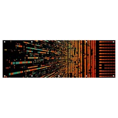 Data Abstract Abstract Background Background Banner And Sign 12  X 4  by Cendanart