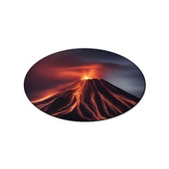 Volcanic Eruption Sticker Oval (10 Pack) by Proyonanggan