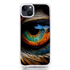 Eye Bird Feathers Vibrant Iphone 14 Plus Tpu Uv Print Case by Hannah976