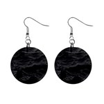 Black Sea Minimalist Dark Aesthetics Vaporwave Mini Button Earrings Front