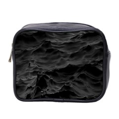 Black Sea Minimalist Dark Aesthetics Vaporwave Mini Toiletries Bag (two Sides) by Cemarart