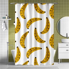 Banana Fruit Yellow Summer Shower Curtain 48  X 72  (small)  by Mariart