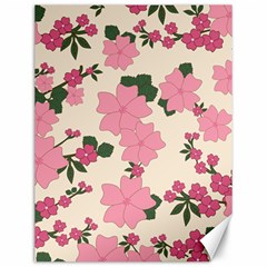 Floral Vintage Flowers Canvas 12  X 16  by Dutashop