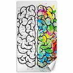 Brain Mind Psychology Idea Drawing Short Overalls Canvas 40  x 72  39.28 x69.23  Canvas - 1