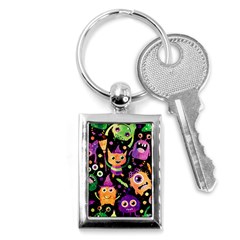 Fun Halloween Monsters Key Chain (rectangle) by Grandong