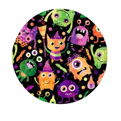 Fun Halloween Monsters Mini Round Pill Box (pack Of 3) by Grandong