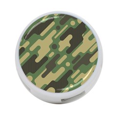 Camouflage Pattern Background 4-port Usb Hub (two Sides) by Grandong