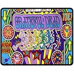 Grateful Dead Two Sides Fleece Blanket (Medium) 58.8 x47.4  Blanket Front