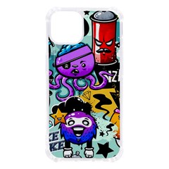 Cartoon Graffiti, Art, Black, Colorful Iphone 13 Tpu Uv Print Case by nateshop