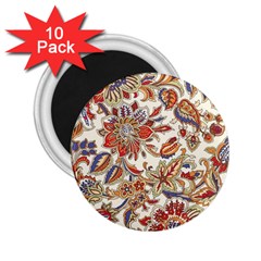 Retro Paisley Patterns, Floral Patterns, Background 2 25  Magnets (10 Pack)  by nateshop