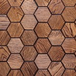 Wooden Triangles Texture, Wooden ,texture, Wooden Play Mat (Square) Front