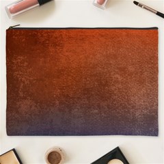 Orange To Blue, Abstract, Background, Blue, Orange, Cosmetic Bag (xxxl) by nateshop