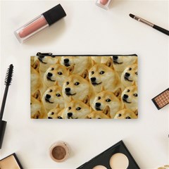 Doge, Memes, Pattern Cosmetic Bag (small) by nateshop