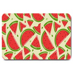 Cute Watermelon Seamless Pattern Large Doormat by Grandong