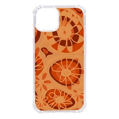 Mazipoodles Love Flowers- Just Orange Iphone 14 Tpu Uv Print Case by Mazipoodles