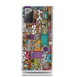 Pattern Design Art Techno  Dj Music Retro Music Device Samsung Galaxy Note 20 TPU UV Case Front