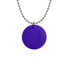 Ultra Violet Purple 1  Button Necklace by bruzer