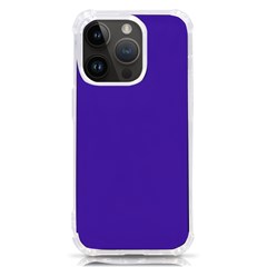 Ultra Violet Purple Iphone 14 Pro Tpu Uv Print Case by Patternsandcolors