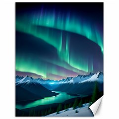 Aurora Borealis Canvas 12  X 16  by Ndabl3x