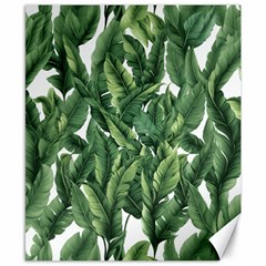 Green Banana Leaves Canvas 8  X 10  by goljakoff