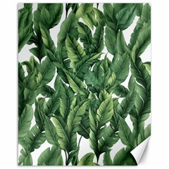 Green Banana Leaves Canvas 16  X 20  by goljakoff