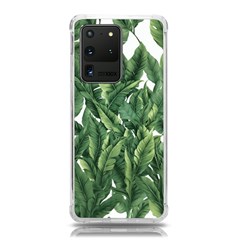 Tropical Leaves Samsung Galaxy S20 Ultra 6 9 Inch Tpu Uv Case by goljakoff