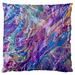 Amethyst Flow Standard Premium Plush Fleece Cushion Case (two Sides) by kaleidomarblingart