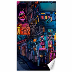 Wallet City Art Graffiti Canvas 40  X 72  by Bedest