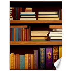 Book Nook Books Bookshelves Comfortable Cozy Literature Library Study Reading Room Fiction Entertain Canvas 36  X 48  by Maspions