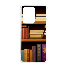 Book Nook Books Bookshelves Comfortable Cozy Literature Library Study Reading Room Fiction Entertain Samsung Galaxy S20 Ultra 6 9 Inch Tpu Uv Case by Maspions