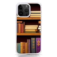 Book Nook Books Bookshelves Comfortable Cozy Literature Library Study Reading Room Fiction Entertain Iphone 14 Pro Max Tpu Uv Print Case by Maspions