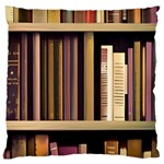 Books Bookshelves Office Fantasy Background Artwork Book Cover Apothecary Book Nook Literature Libra Standard Premium Plush Fleece Cushion Case (Two Sides) Front