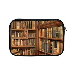 Room Interior Library Books Bookshelves Reading Literature Study Fiction Old Manor Book Nook Reading Apple Ipad Mini Zipper Cases by Grandong