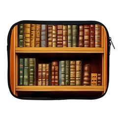 Room Interior Library Books Bookshelves Reading Literature Study Fiction Old Manor Book Nook Reading Apple Ipad 2/3/4 Zipper Cases by Grandong