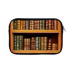 Room Interior Library Books Bookshelves Reading Literature Study Fiction Old Manor Book Nook Reading Apple Ipad Mini Zipper Cases by Grandong