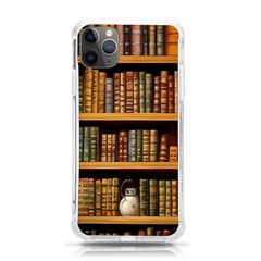 Room Interior Library Books Bookshelves Reading Literature Study Fiction Old Manor Book Nook Reading Iphone 11 Pro Max 6 5 Inch Tpu Uv Print Case by Grandong