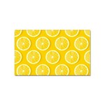 Lemon Fruits Slice Seamless Pattern Sticker Rectangular (10 pack) Front