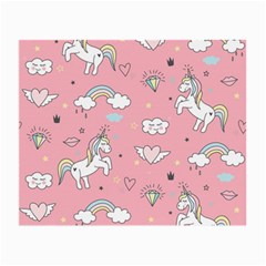 Cute Unicorn Seamless Pattern Small Glasses Cloth by Apen