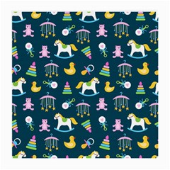 Cute Babies Toys Seamless Pattern Medium Glasses Cloth (2 Sides) by Apen