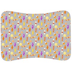 Halloween Candy Velour Seat Head Rest Cushion by Askadina