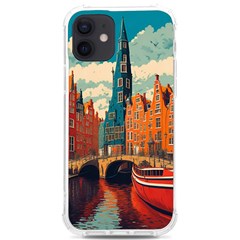 London England Bridge Europe Buildings Architecture Vintage Retro Town City Iphone 12/12 Pro Tpu Uv Print Case by Maspions