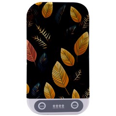 Gold Yellow Leaves Fauna Dark Background Dark Black Background Black Nature Forest Texture Wall Wall Sterilizers by Bedest