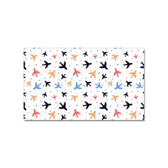 Airplane Pattern Plane Aircraft Fabric Style Simple Seamless Sticker Rectangular (100 Pack) by Bedest